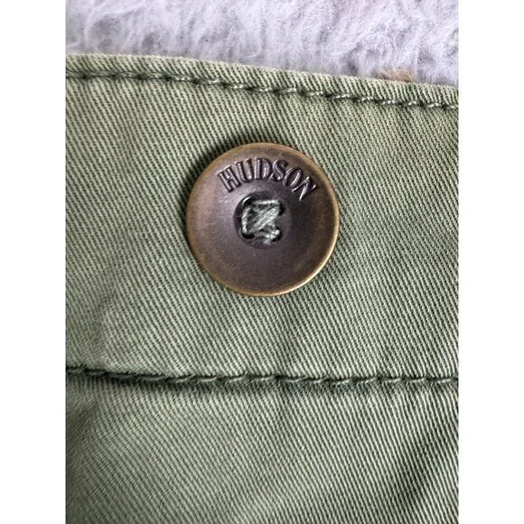 Hudson Nell Cargo Skirt Womens Sz 24 OliveGreen Cotton Blend NWT Y2K Style *Read - Picture 10 of 14